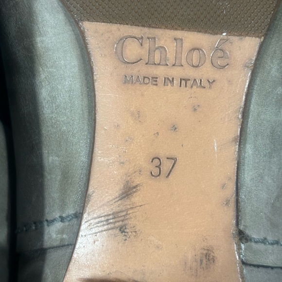 Chloe Leather Boots Size :37 - Picture 10 of 12
